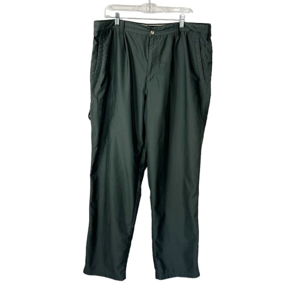 Columbia XCO Cargo Pleated Pants Men's 38 Gray Outdoor Hiking Fishing Inseam 33"